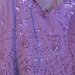 TOGETHER  BEADED SEQUINED TOP TOGETHER SZ 16